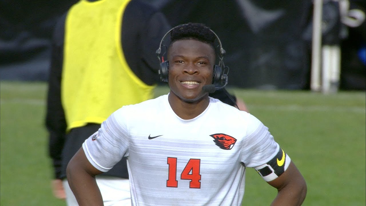 Don Tchilao on game-winning overtime goal for Oregon State men's soccer against UCLA: 'I was...