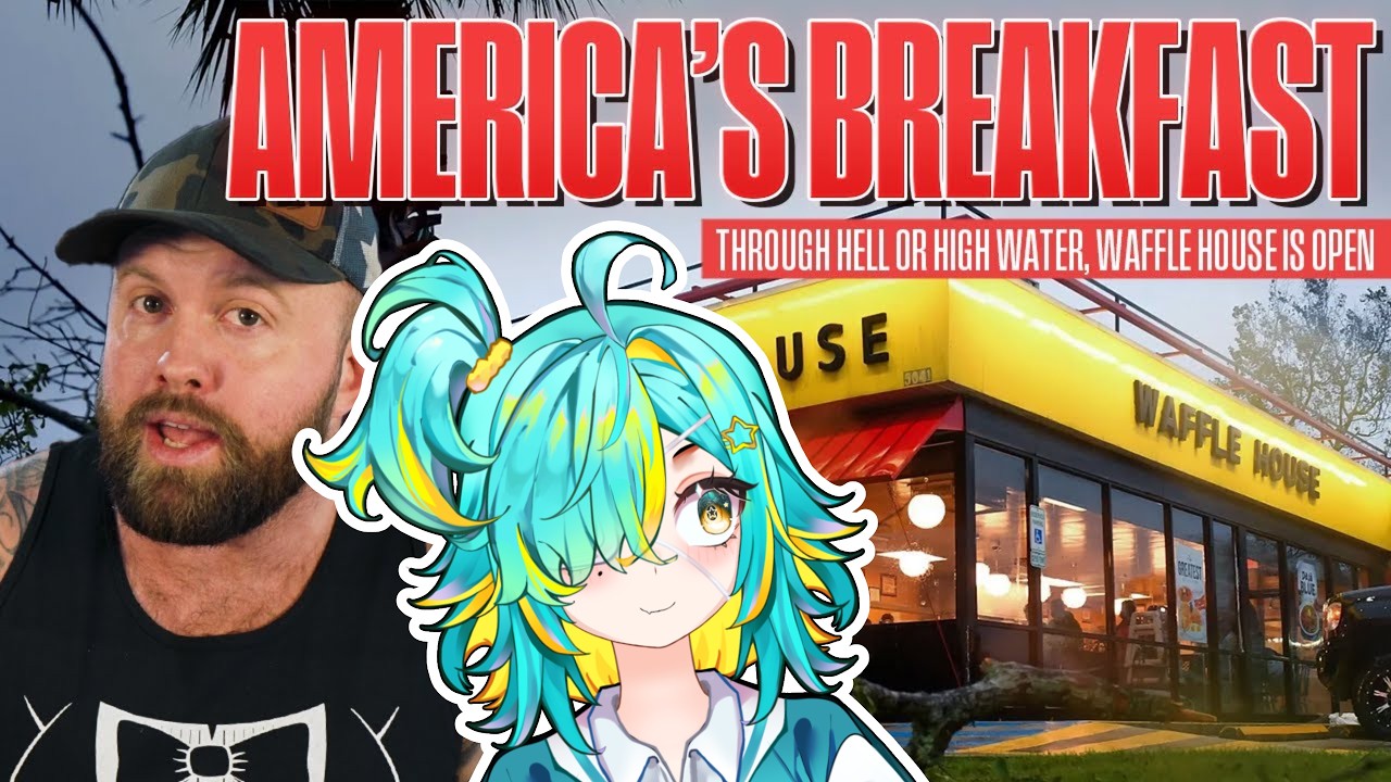 Texan VTuber Reacts To WAFFLE HOUSE - The Roman Colosseum Of The South