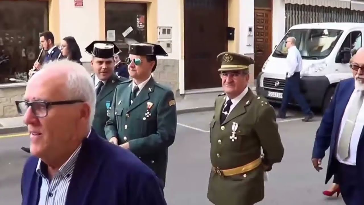 Festividad del 12 de octubre de 2017 en Tembleque. Misa de la Virgen del Pilar.