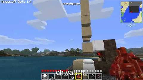 Minecraft: Pistons  Fully Automatic sand cannon