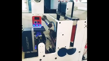 ROTARY LABEL FLEXO PRINTING MACHINE (8 COLOUR WITH DOUBLE DIE CUTTING)