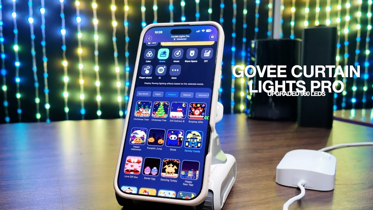Govee Curtain Lights Pro - YouTube