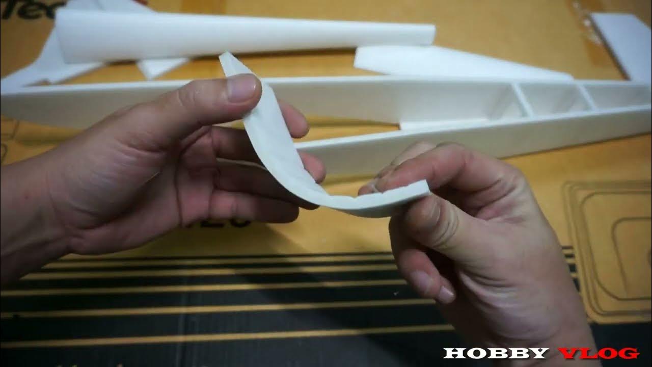 How to build a Sporter Rc plane with Foamboard without wood.วิธีทำ