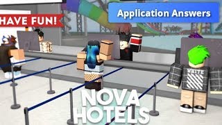 Roblox Application Answers - 