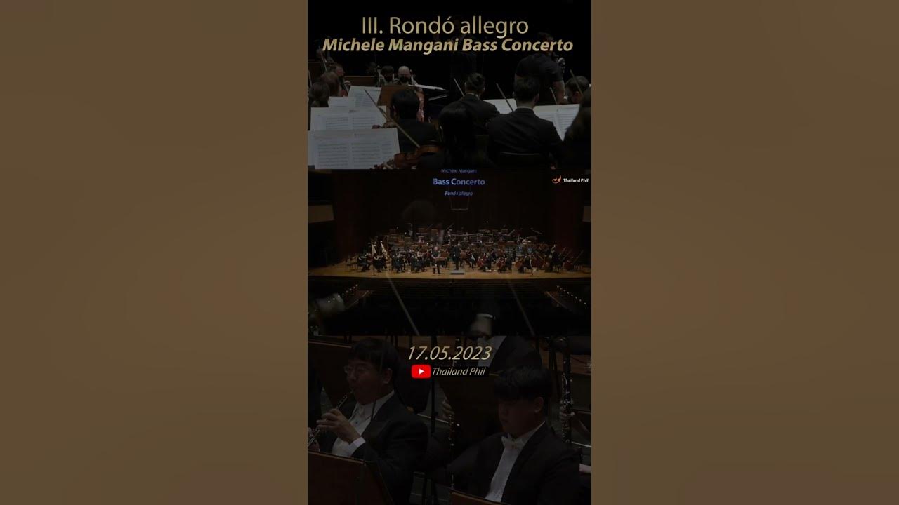 [17.05.2023] Michele Mangani - Bass Concerto III.Rondó Allegro #orchestra #thailandphil