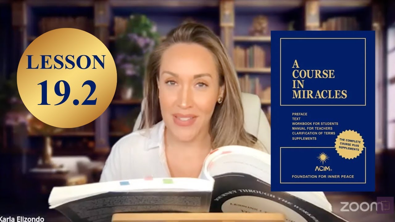 A Course in Miracles- LESSON 19 (Part 2) - YouTube
