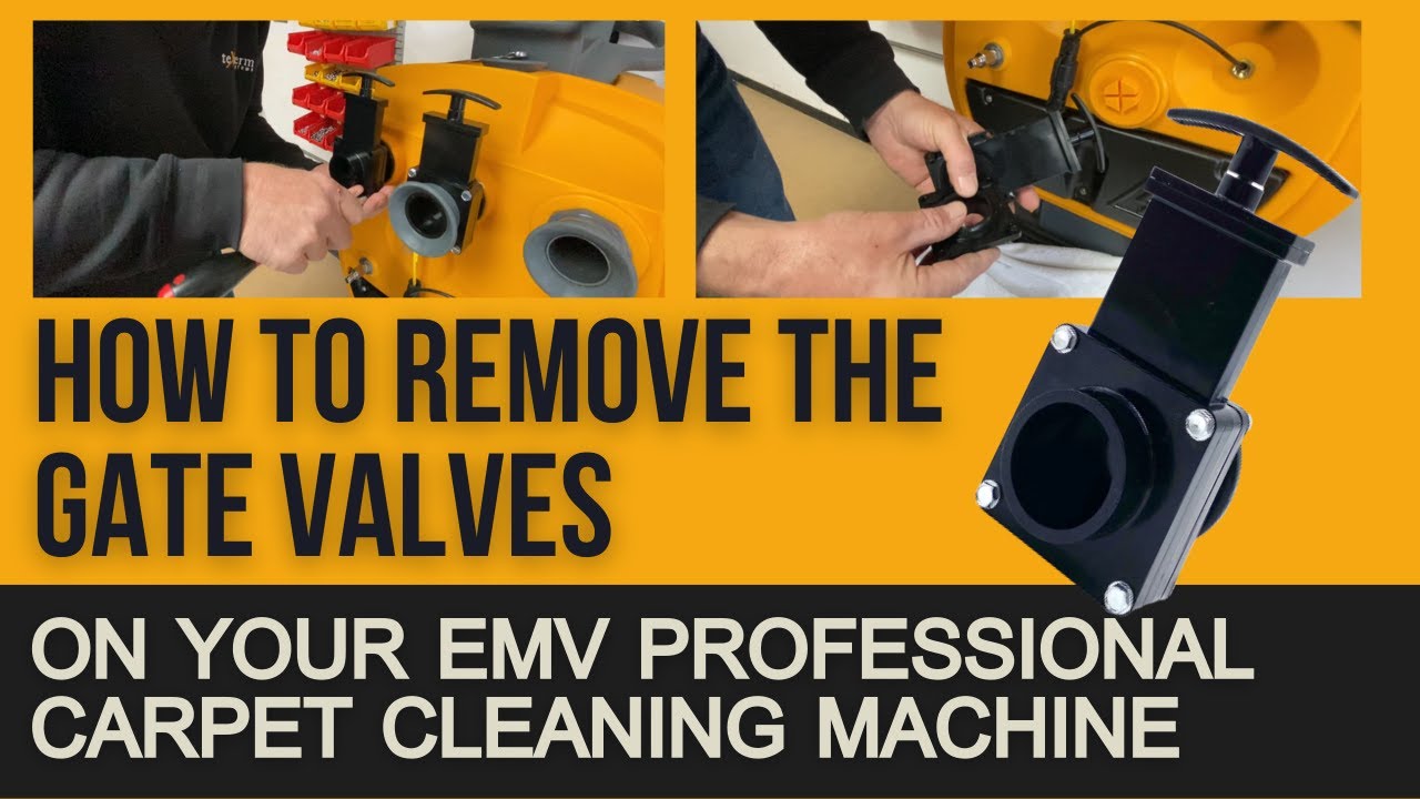 How to remove your Gate Valves for maintenance on the EMV professional