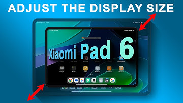 Hoe pas je de schermgrootte aan op de Xiaomi Pad 6 2023?