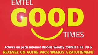 Emtel Good Times - Internet Mobile Package Promo