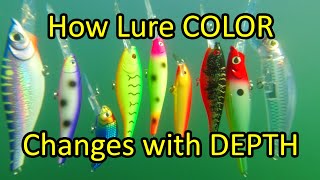 How Fishing Lure Color Changes With Water Depth