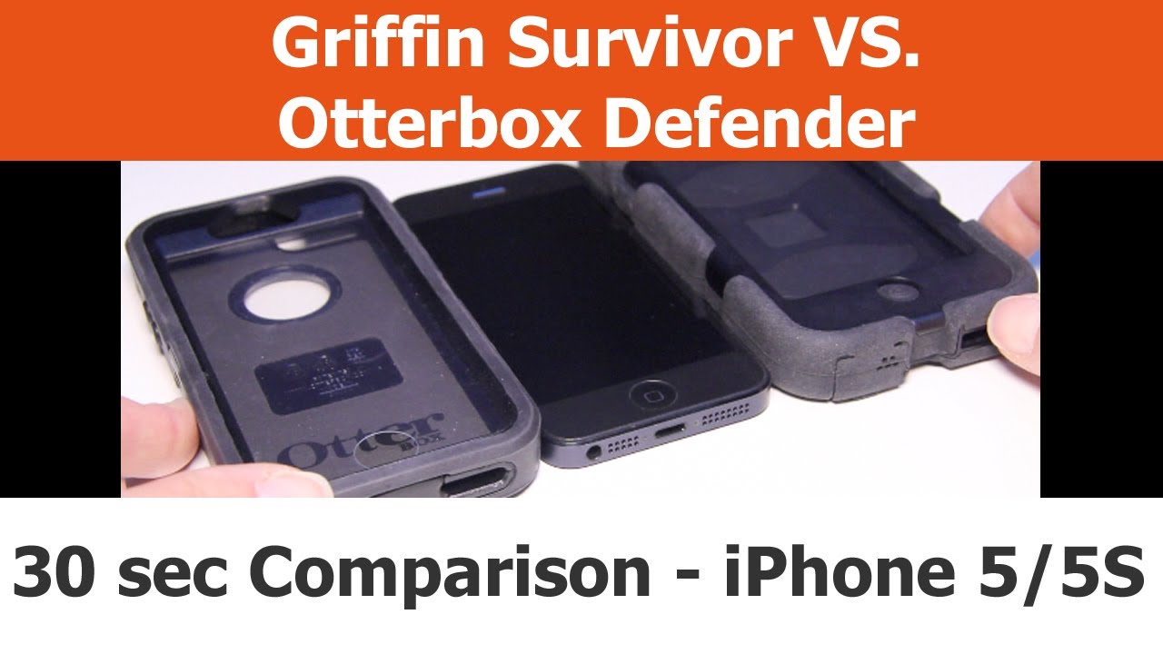 Top 3 Differences Otterbox Defender vs. Griffin Survivor in 30