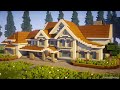 Minecraft: How to Build a Suburban Mansion Tutorial #3
