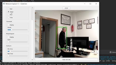 Movement detection (office webcam)  | Python | OpenCV | PyQT |