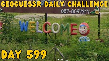 Welcome to my latest video! Geoguessr daily challenge day 599!