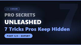 Cursor Masterclass Part 5: Pro Secrets & Scaling (Expert)