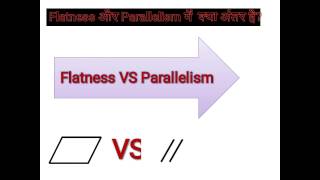 Difference Between Flatness & Parallelism