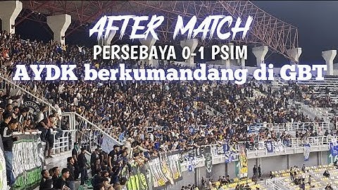 ANTHEM PSIM BERGEMA DI GBT DAN AKSI BOIKOT BONEK TIDAK MENYANYIKAN SONG FOR PRIDE