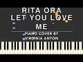 Rita Ora Let you love me Piano Cover Tutorial How to play