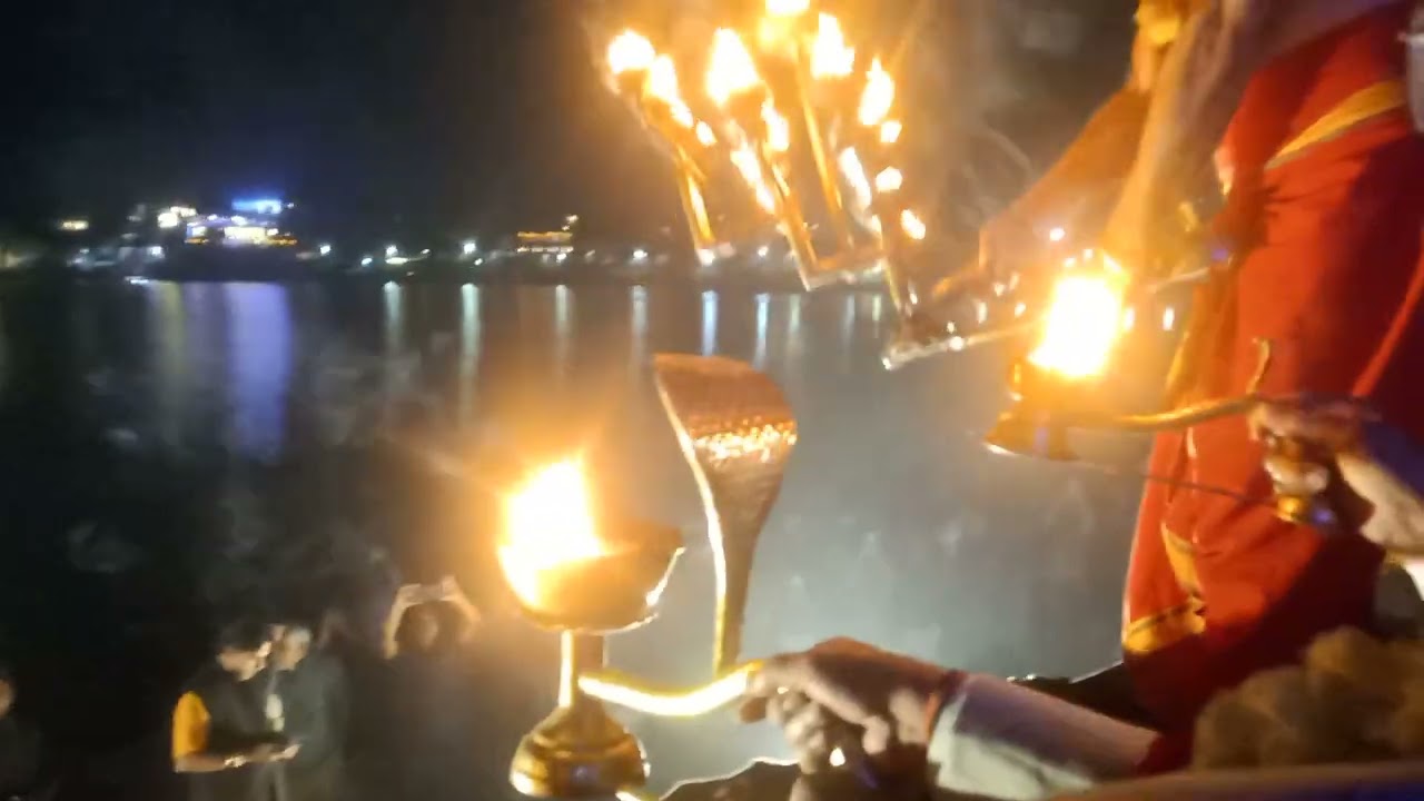 Pushkar mahaa Aarti posh poornima at jaipur Ghat 
