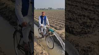 Cycle water pump ⛽ #youtube #funny #farming