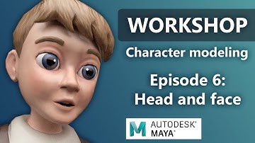 Character Modeling in Autodesk Maya - Episode 06 Head Face