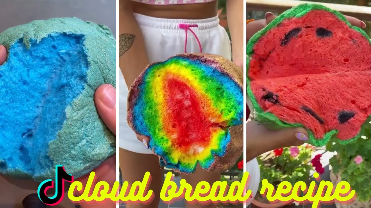 ☁️ 🍞 How to Make That Viral TikTok Cloud Bread | Cloud Bread Recipe ...