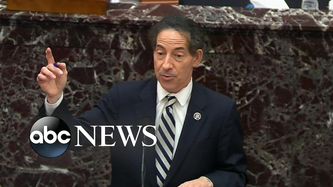 Lead impeachment manager Jamie Raskin presents case to convict Trump