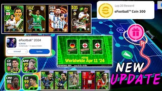 Finally New Update On Thursday In eFootball 2024 | Official | All New Upcoming Premium Packs, Events