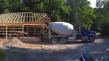 Brand New 30x40 pole barn time lapse