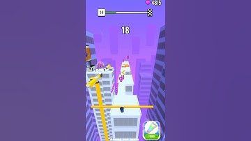 Roof Rails - All Levels Gameplay Android,ios (Level 14)