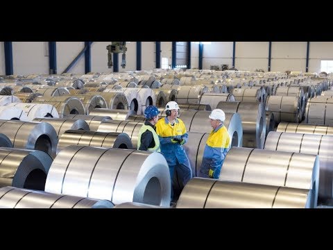 Industrial production plant Tata Steel b, Stock Video