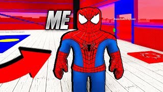 BECOMING SPIDERMAN IN ROBLOX! *EPIC* (Roblox Super Hero Tycoon) screenshot 2