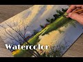 Landscape in Watercolor