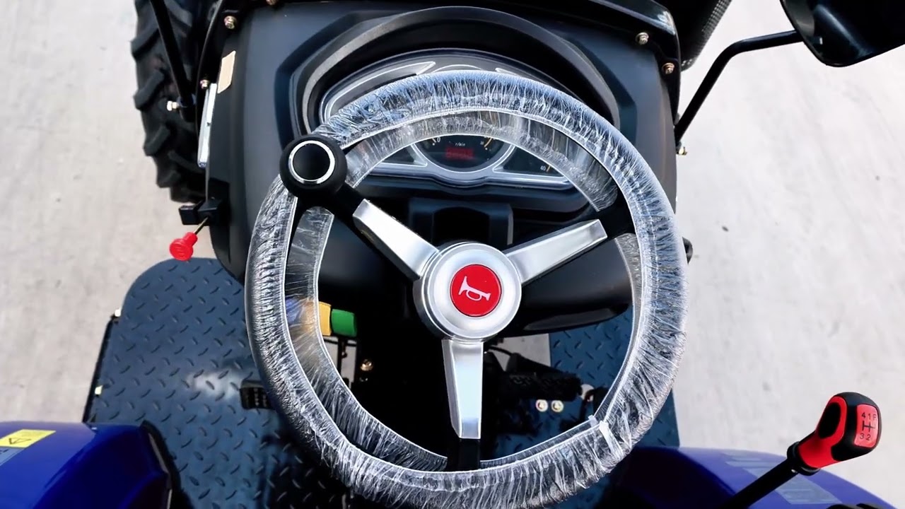 QL-TY Compact Farm Tractor | Dashboard, Engine & Front Weight Tour