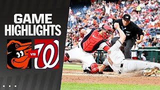 Orioles vs. Nationals Game Highlights (5/8/24) | MLB Highlights