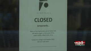 Too many workers with COVID-19 forces Sioux Falls businesses to close
