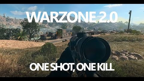 ONE SHOT, ONE KILL - Warzone 2.0 - Sniper Montage