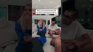 N3on PRESSED Breckie Hill for kids watching her OF 👀😳 #n3on #breckiehill #shorts