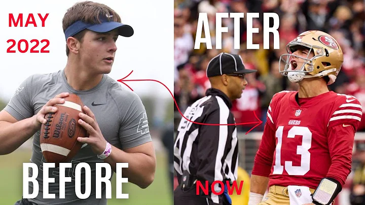 Larry Krueger -spotting Brock Purdy in May 2022 wi...