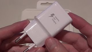 SAMSUNG - Travel Adapter / Fast Charge (15W) / Micro USB-Cable - Unboxing - MusicVersion