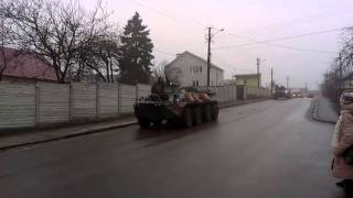 Житомир: В Житомире замечены БТРы и военная техника