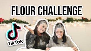 TikTok Flour Challenge With My Sister