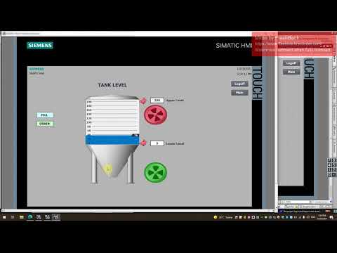 TIA PORTAL : Industrial Tank Animation In TP1200 Comfort