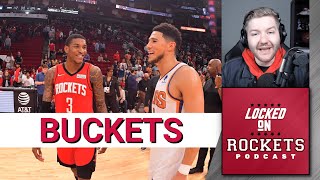 Jalen Green & Kevin Porter Jr. Get Buckets In Rockets Competitive Loss To Devin Booker, Phoenix Suns