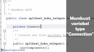 Membuat Koneksi Ke Database Menggunakan Java Netbeans
