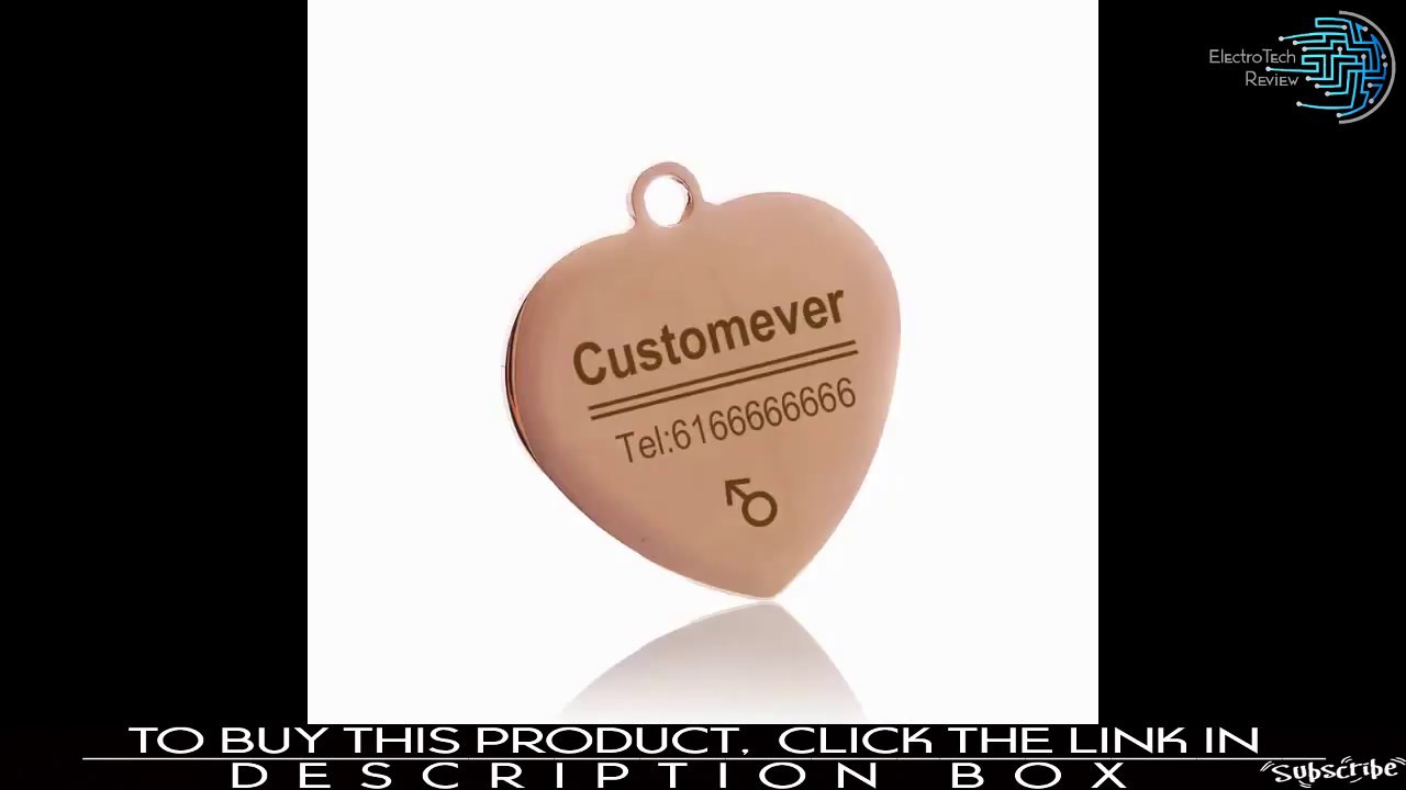Best Custom Stainless Steel Pet Dog Collar Tags 2020 