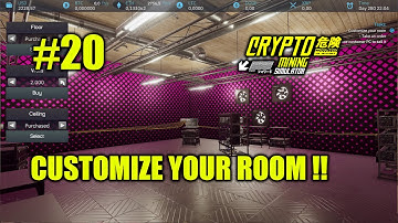 #20 CRYPTO MINING SIMULATOR + CUSTOMIZE YOUR ROOM !! #letsplay #gaming #cryptomining #simulation