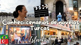 EŞREF RÜYA, KARA SEVDA, FORÇA DE MULHER/ GALATA TOWER. Lojas com enfeites de Natal 🎄