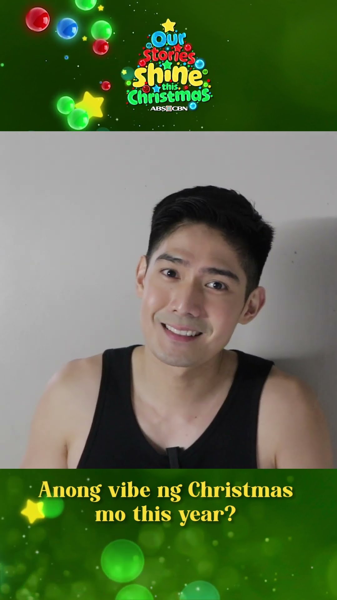Robi Domingo looking forward to the best Christmas ever! #OurStoriesShineThisChristmas