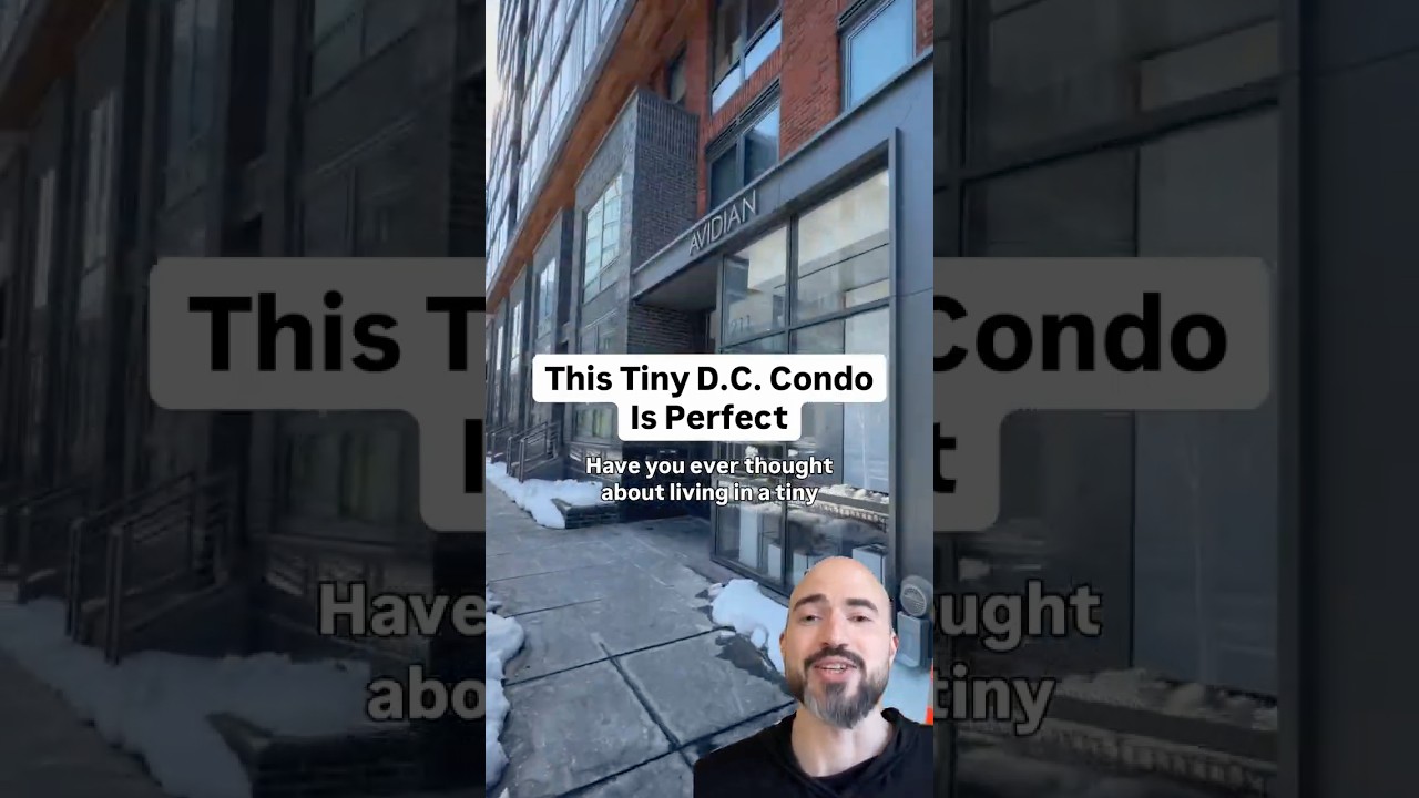 Tiny DC Condo #washingtondc #smallapartment #tinyhouse